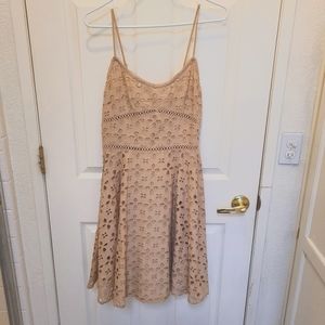 Venus eyelet cotton dress